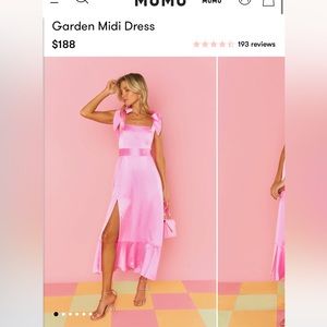 Show Me Your Mumu - Garden Midi Dress (Pink)